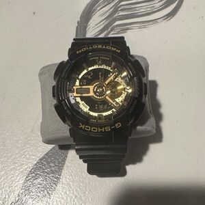 G-Shock Dual-Tone Black and Gold Watch